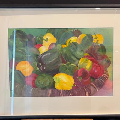 Peppers Watercolor #2 by Susan Holleran