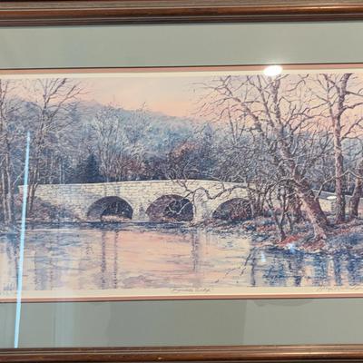 Burnside Bridge Print by Barry Richardson (233/1000)