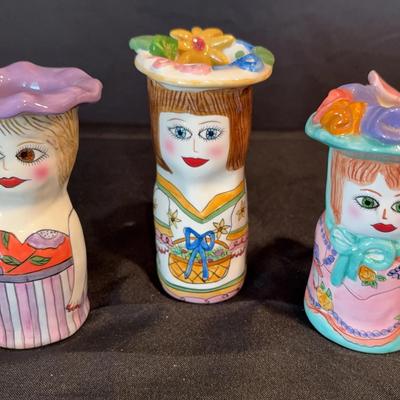 Susan Paley 5” Lady Vases Collection