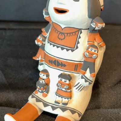 Terracotta Story Teller Pueblo Figurine