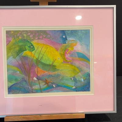 Mixed Media Underwater Watercolor 
