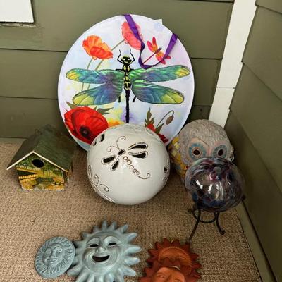 Outdoor Decorations — Dragonfly And Owl