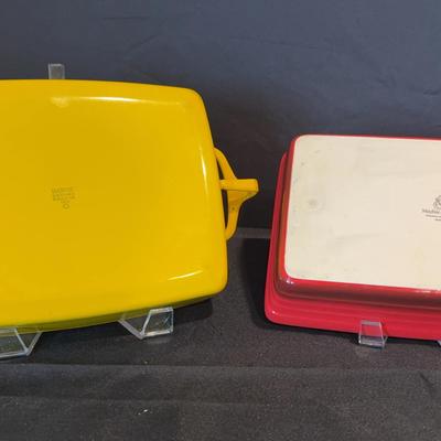 Dansk Cast Iron & Mayfair Jackson Ceramic Casserole Dishes (2 Dishes)