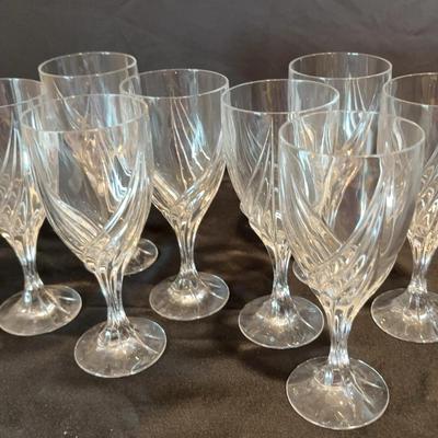 8 Lenox Debut Glass Iced Tea Glasses