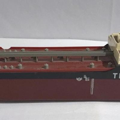 Vintage 1961 Texaco oil tanker model toy ship tanker North Dakota 27 inches long