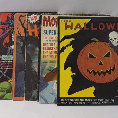 Halloween vinyl LP’s records, Disney haunted house, Halloween horrors, monster, Sinding, and  more