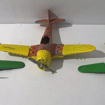 Hubley Kiddie Toy Lancaster, PA-Metal Airplanes (3)