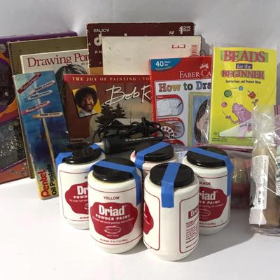 Large lot of arts and craft supplies