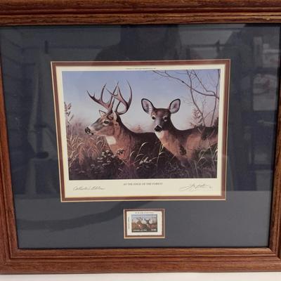 194 Leo Stans “At The Edge Of The Forest” print, signed collectors edition