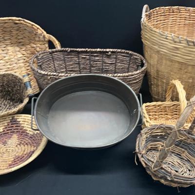 Various Large And Small Baskets
