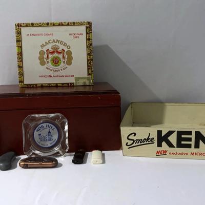 Advertising Smoke Kent Cigarettes  Store Countertop  Metal Display Tray 