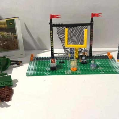 Mega B construx  John Deere world builder 80840 & Ayo sports endzone set