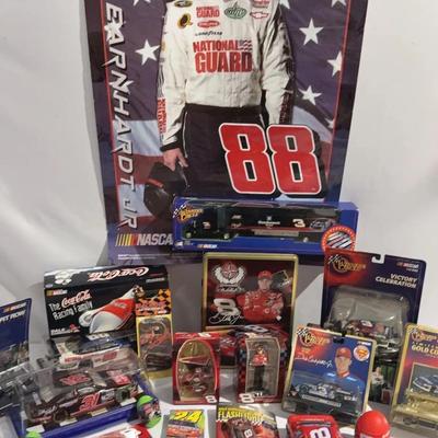 Collection Of Nascar Racing Memorabilia, Dale, Earnhardt, Sr. & Junior