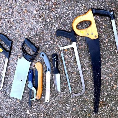 Lot of Saws and Blades