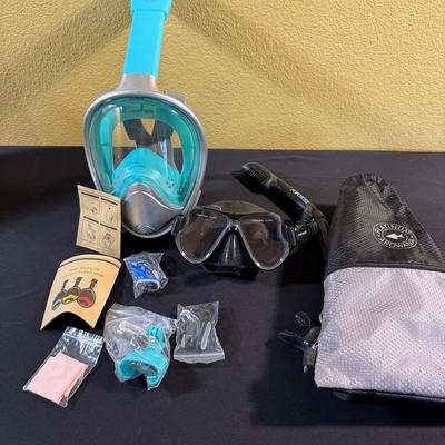 Snorkeling And Full Face Snorkel 
