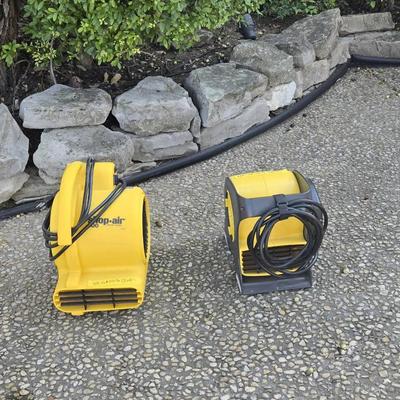 Shop-Air 500 Air Mover & Stanley Heavy-Duty Utility Blower, model ST-310A-120
