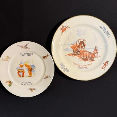 Pioneer Flour Mills San Antonio Commemorative Plates