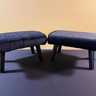 Set Of 2 Ottoman Foot Rests 