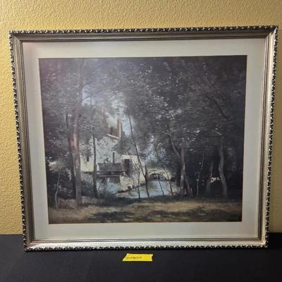 Print of "The Mill at St. Nicholas-Les-Arras" by JB Corot
