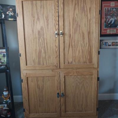 oak cabinet