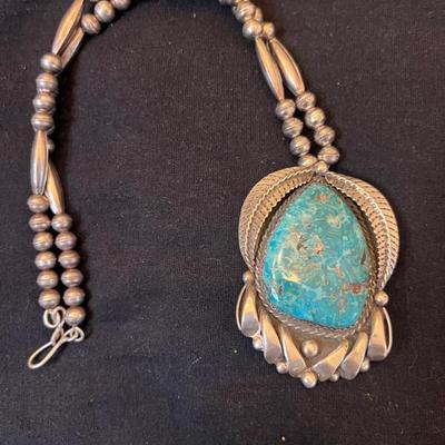 Sale Photo Thumbnail #71: CHERYL WADSWORTH HOPI STERLING/TURQUOISE