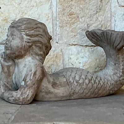 Concrete Decorative Mermaid Statue  