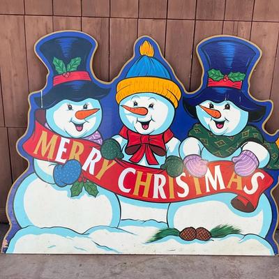 Merry Christmas Yard Sign 