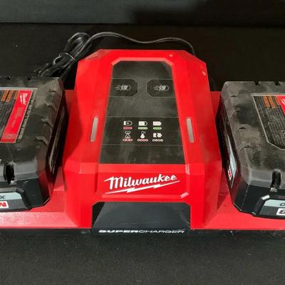Milwaukee Supercharger And M18 Batteries