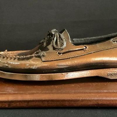Bronzed Sperry Topsider