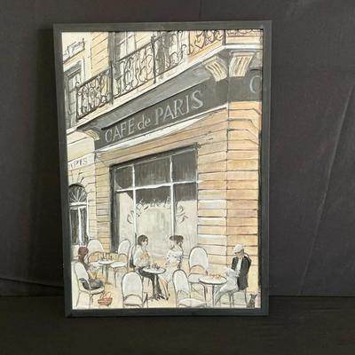 Cafe de Paris Art Print
