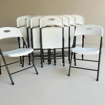 9 Lifetime Folding Outdoor Chairs 