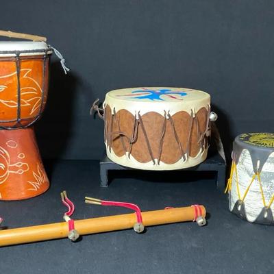 Native American And Jamaican Drums
