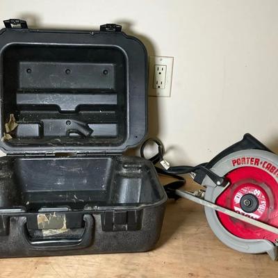 Porter Cable 15 Amp Circular Saw And Case