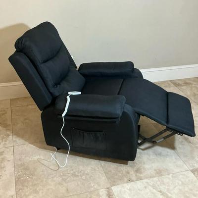 Black Electric Lift Reclining Chair 