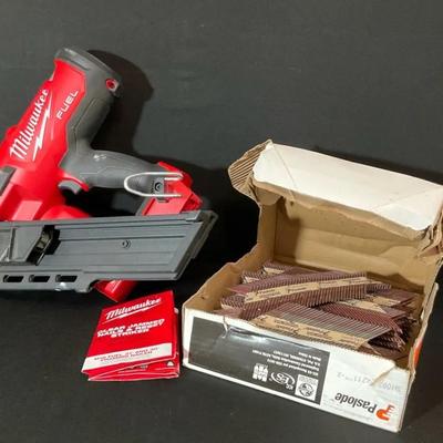 Milwaukee Nail Gun And Nails