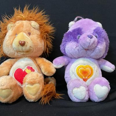 Vintage Care Bear Cousins - Brave Heart & Bright Heart