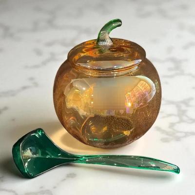 Princess House Kitchen Decor - Crystal Pumpkin Set
