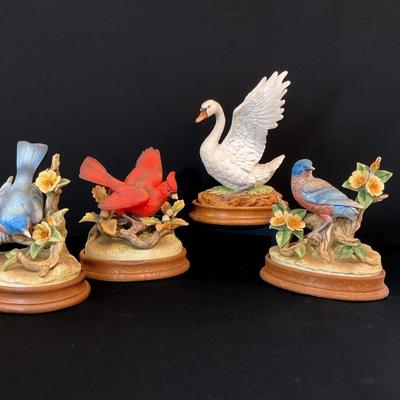 Porcelain Bird Figurines By Andrea #2