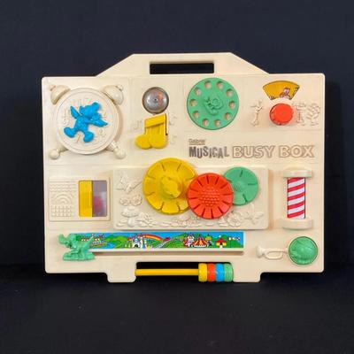 Vintage Gabriel Musical Busy Box, Mickey And Friends