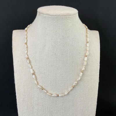 14K GF Cultured Pearl Necklace