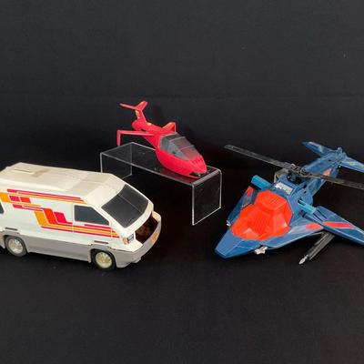 Vintage M.A.S.K. Vehicles And Figures