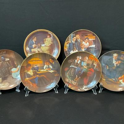 Norman Rockwell Plate Set 1