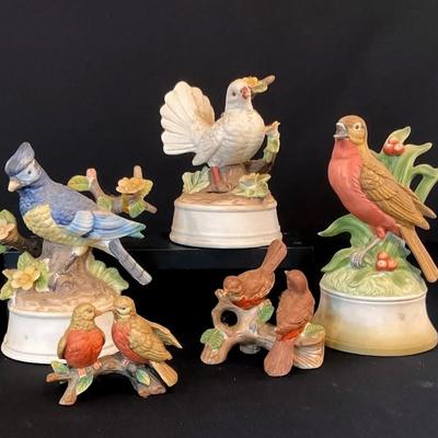 Porcelain Bird Figurines