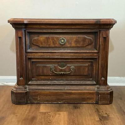 Vintage Solid Wood American Of Martinsville Nightstand I 