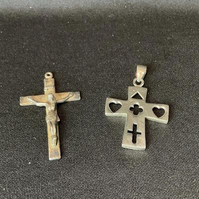Sterling Silver Cross Pendants 