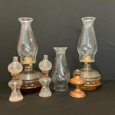 Pair Of Kaaden Ltd. Oil Lamps and Friends