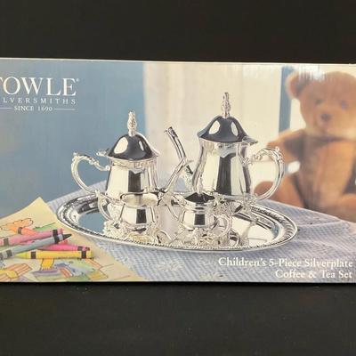 Towle Children’s 5-Piece Silverplate Coffee & Tea Set