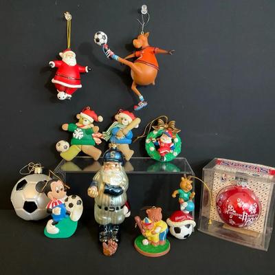 Sporty Christmas Ornaments 