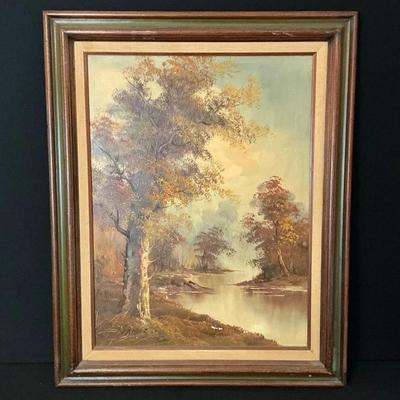 Framed Landscape Painting