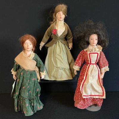 Franklin Heirloom Dolls Lot 2
